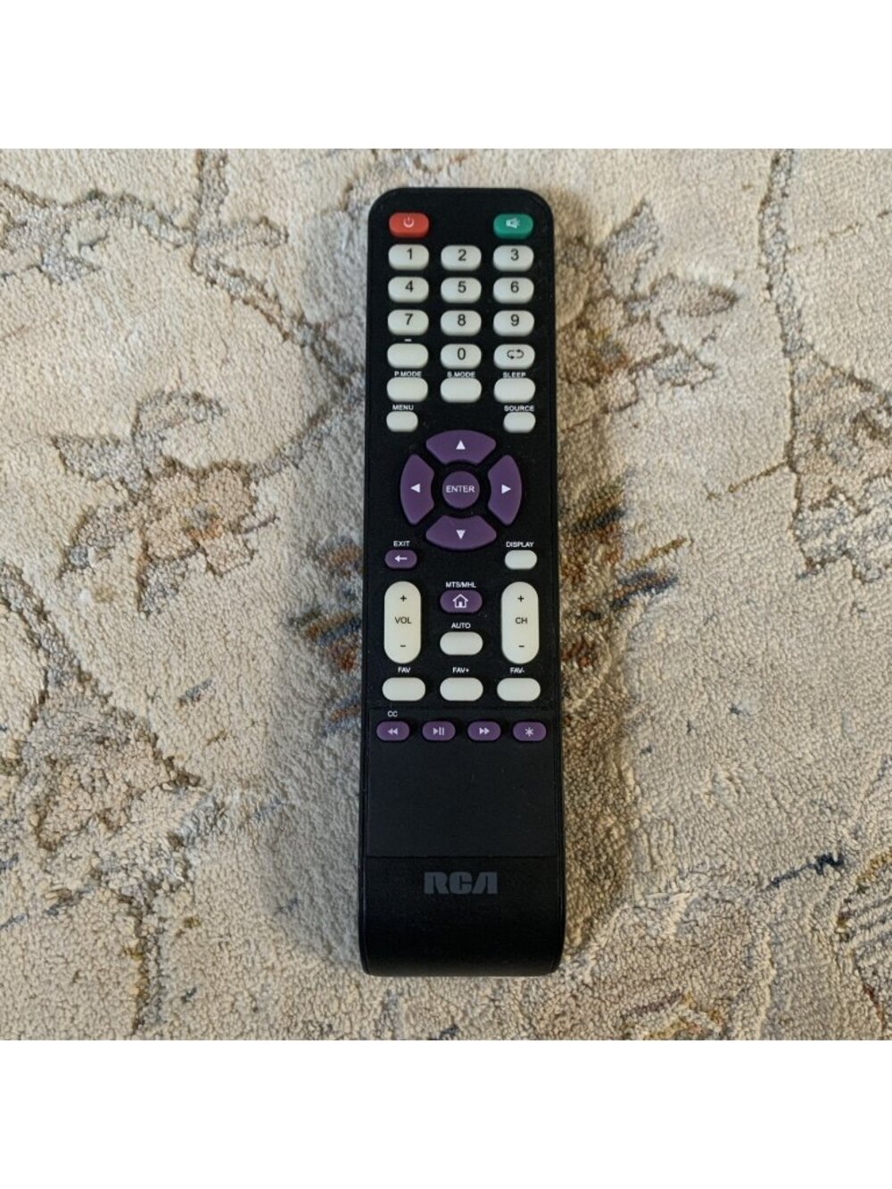 RCA OEM TV Remote for RLDED3230ABRK RLDED3230A-RK fits PROSCAN PLDED4831A-RK